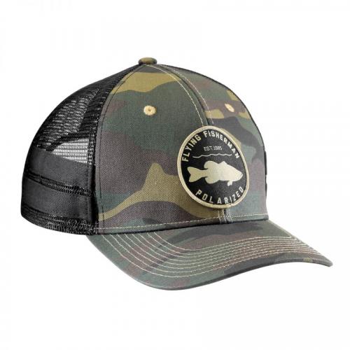 Bass Patch Trucker Hat - Camo H1787