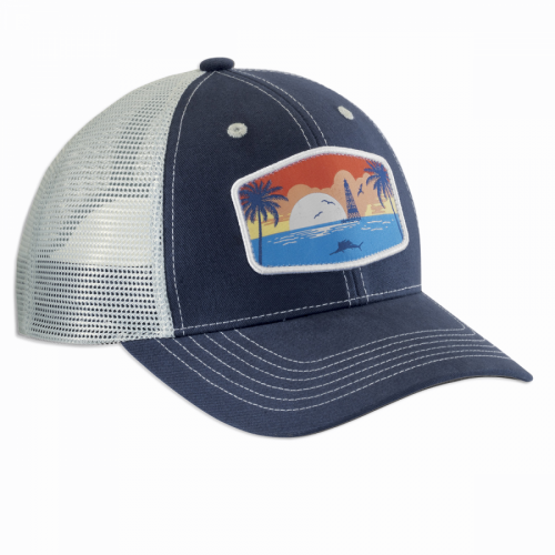 Rise N Shine Trucker - Navy H1828